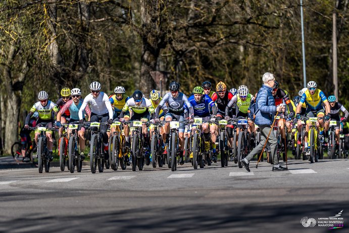 LVM mountain/gravel bicycle marathon 1st stage - Cesis/Valmiera