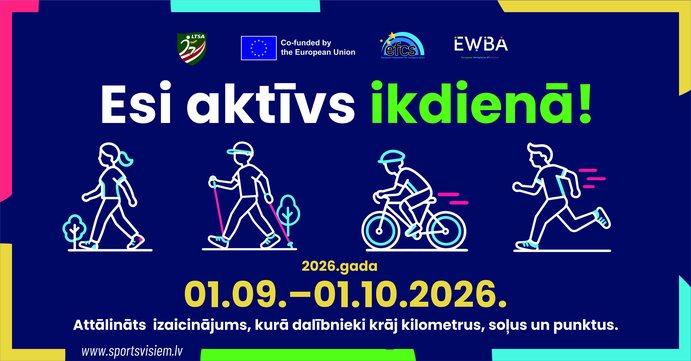 Esi aktīvs ikdienā!
