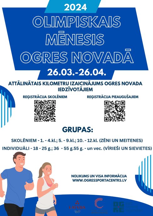 Olimpiskais mēnesis Ogres novadā 2024 (skolēni)